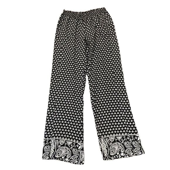 Roxy Boho Lounge Pants with Paisley Design - Size Large - Picture 1 of 4